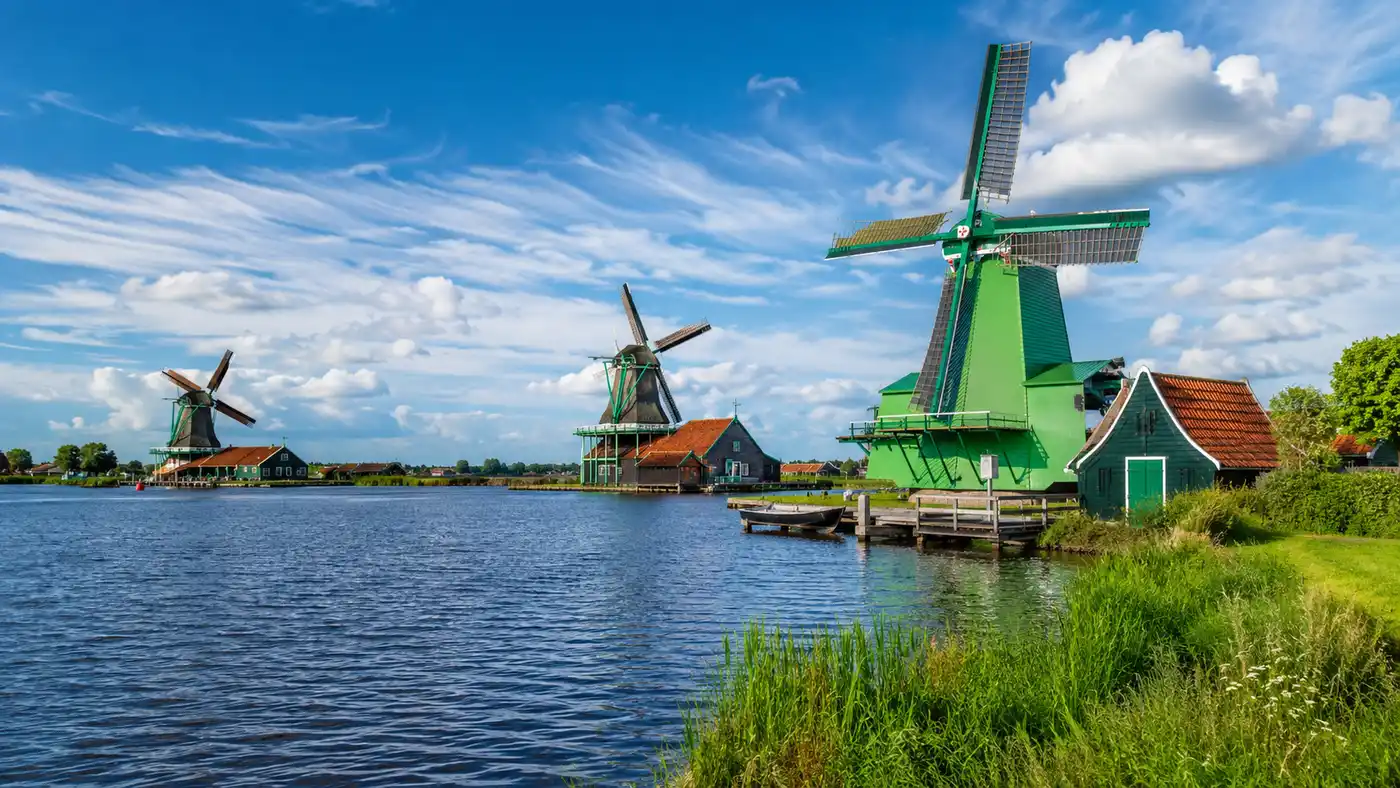The Historic Windmills of Zaanse Schans